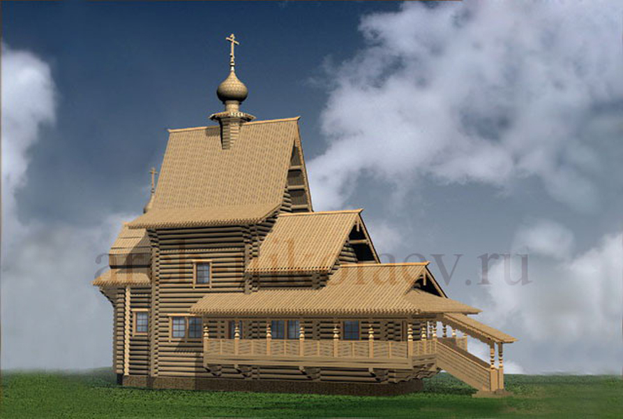 проектирование деревянных домов и церквей