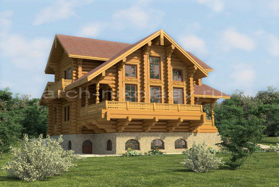 элитный деревянный дом Велигож
