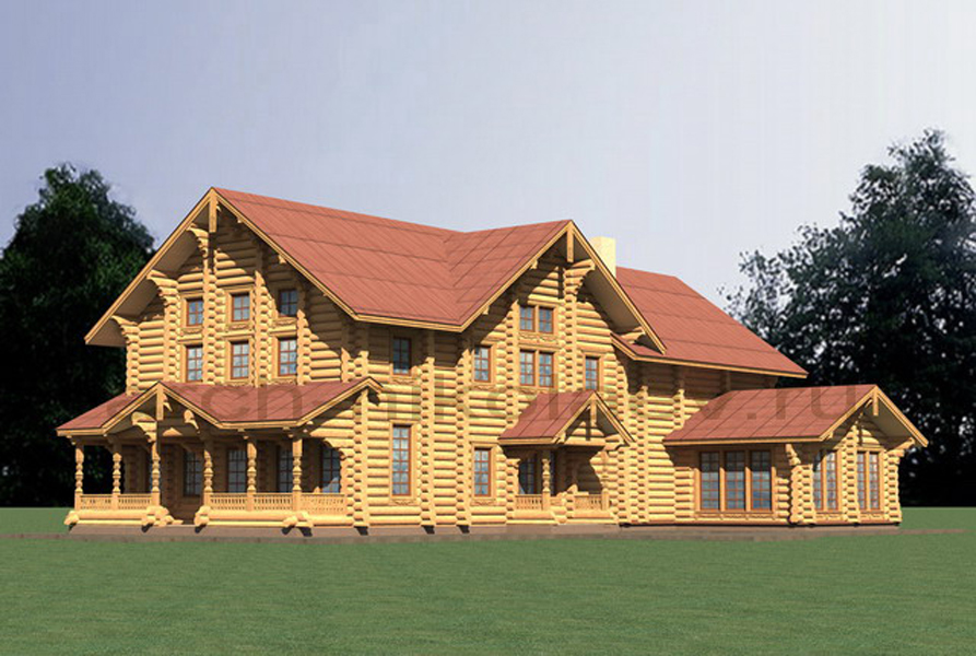 элитный деревянный дом Добромир