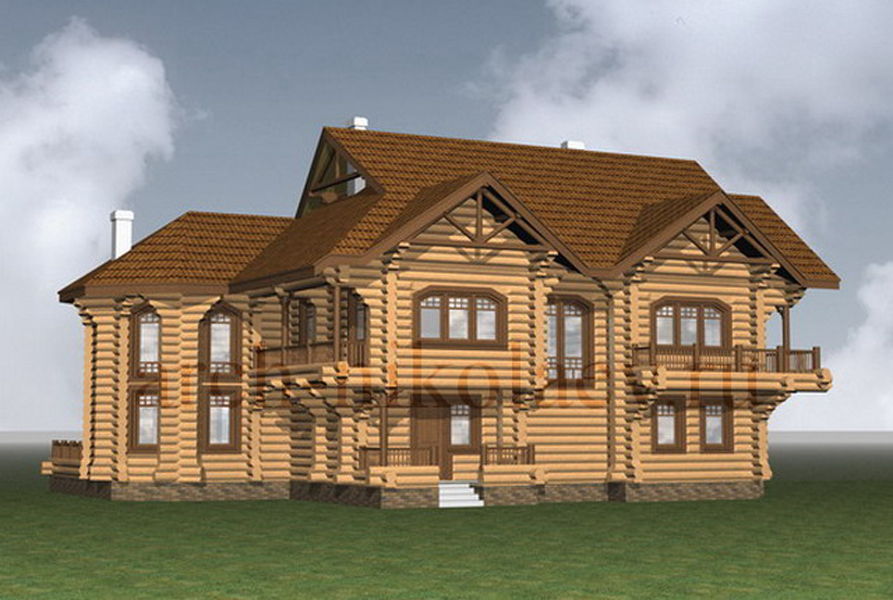 элитный деревянный дом Сольвейг